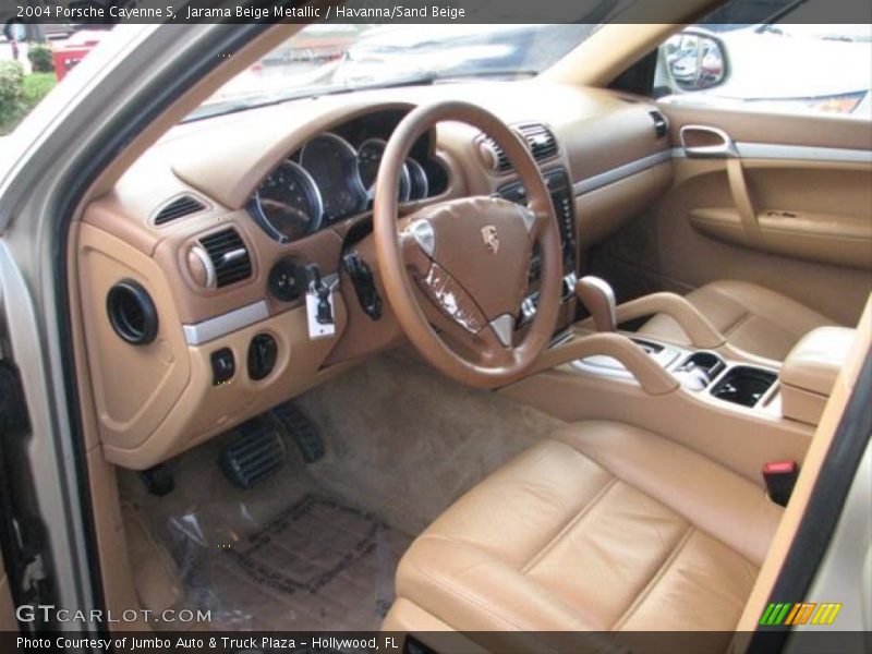 Jarama Beige Metallic / Havanna/Sand Beige 2004 Porsche Cayenne S