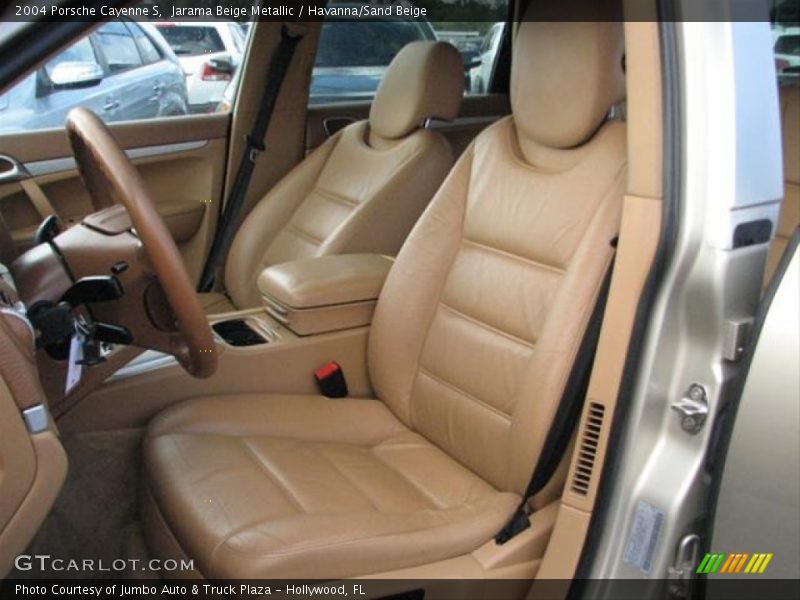 Jarama Beige Metallic / Havanna/Sand Beige 2004 Porsche Cayenne S