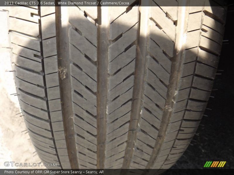 White Diamond Tricoat / Cashmere/Cocoa 2013 Cadillac CTS 3.6 Sedan