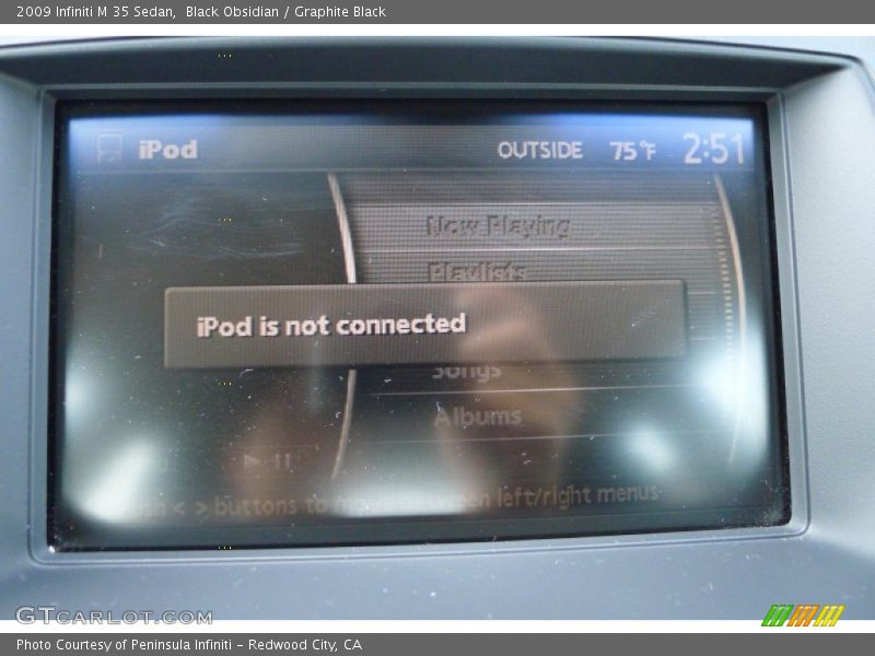 Black Obsidian / Graphite Black 2009 Infiniti M 35 Sedan