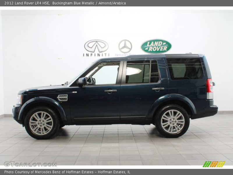 Buckingham Blue Metallic / Almond/Arabica 2012 Land Rover LR4 HSE