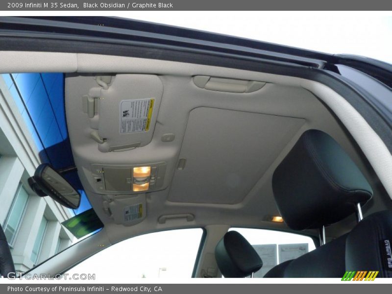 Black Obsidian / Graphite Black 2009 Infiniti M 35 Sedan