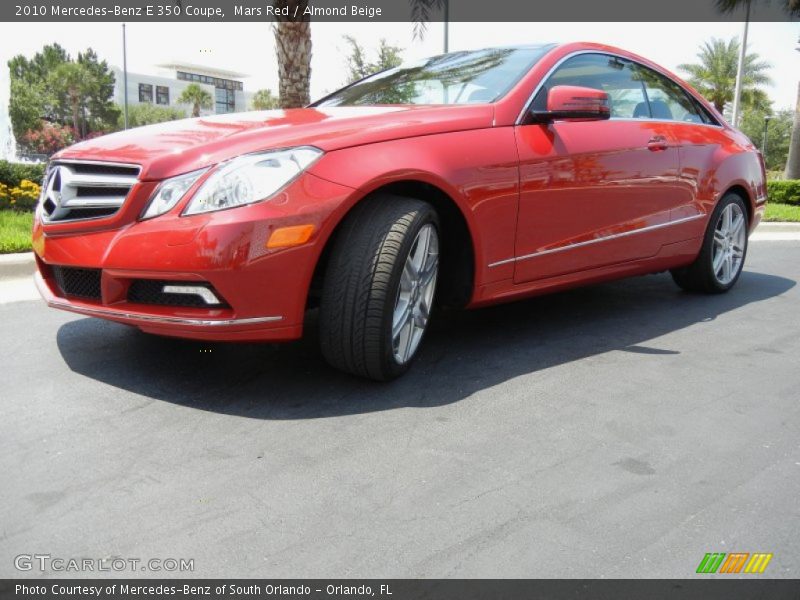 Front 3/4 View of 2010 E 350 Coupe