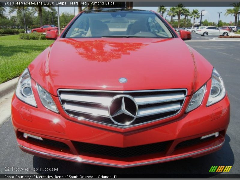 Mars Red / Almond Beige 2010 Mercedes-Benz E 350 Coupe