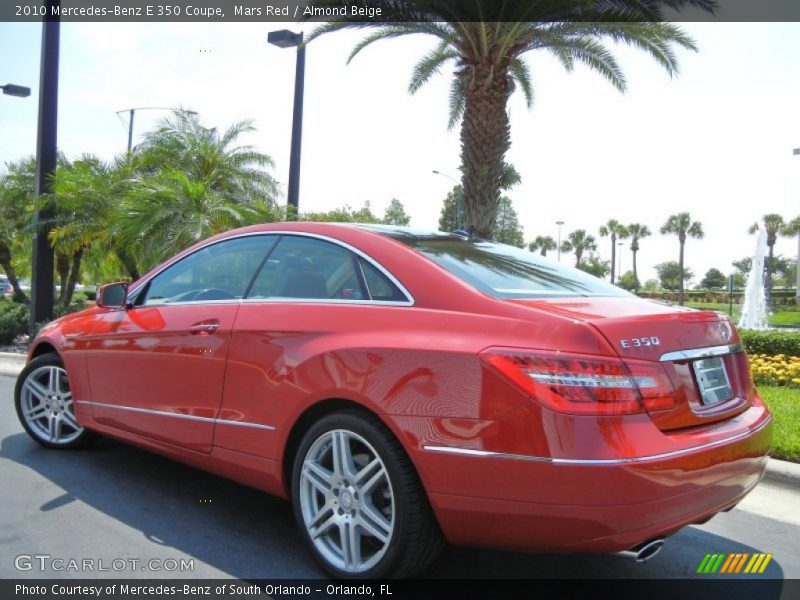  2010 E 350 Coupe Mars Red