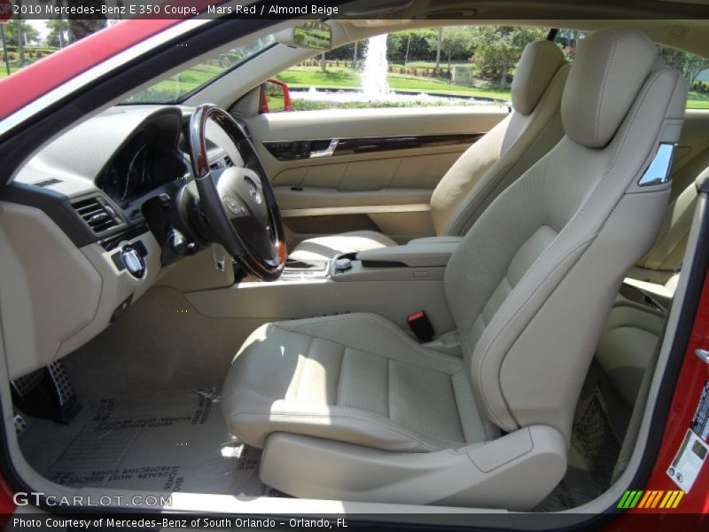  2010 E 350 Coupe Almond Beige Interior