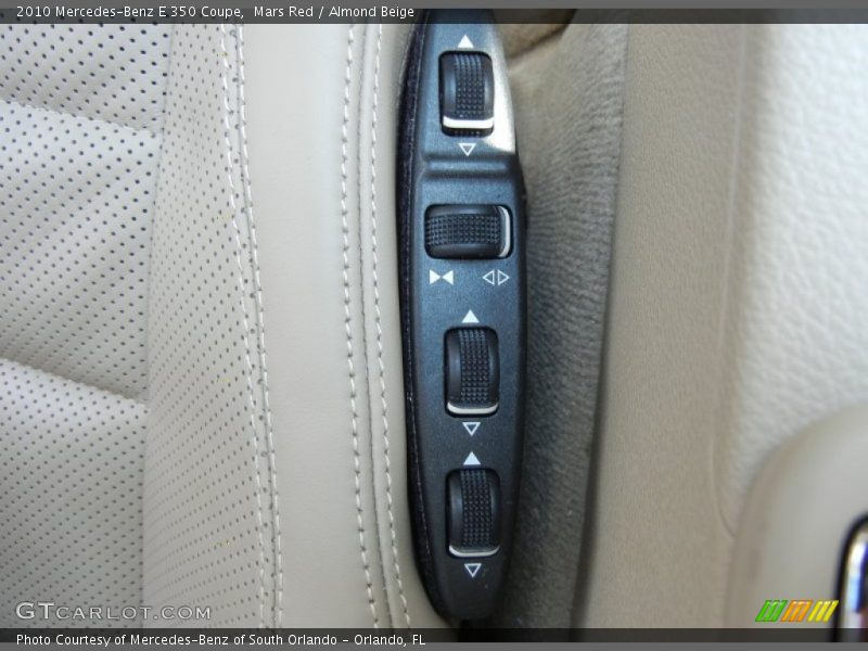 Controls of 2010 E 350 Coupe