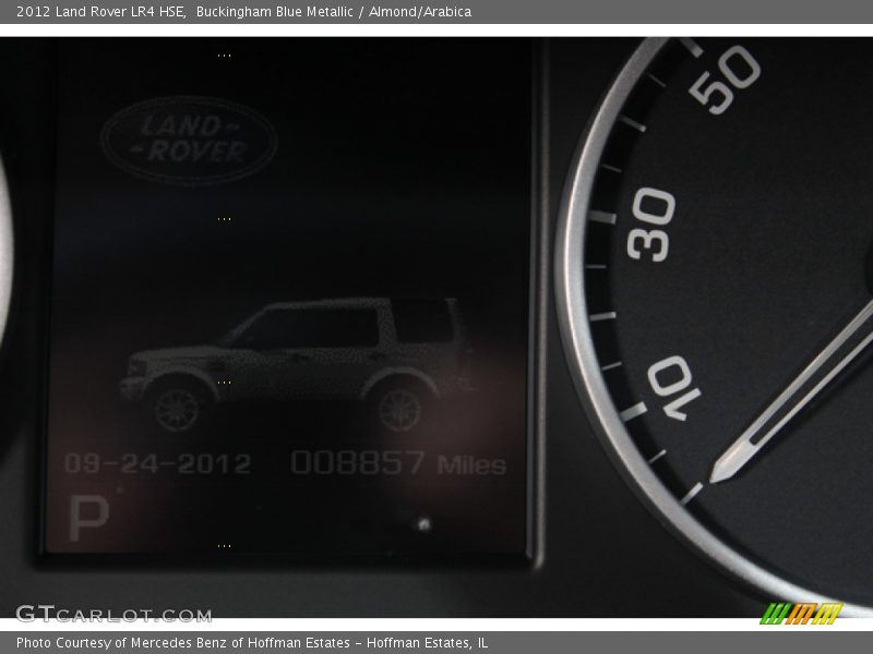 Buckingham Blue Metallic / Almond/Arabica 2012 Land Rover LR4 HSE