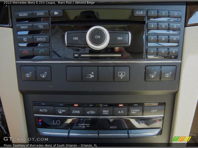 Controls of 2010 E 350 Coupe
