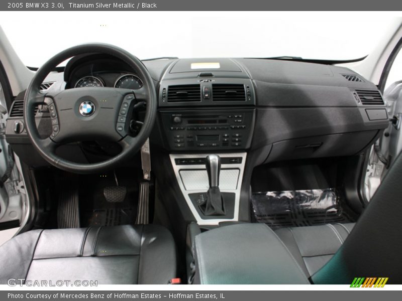 Titanium Silver Metallic / Black 2005 BMW X3 3.0i