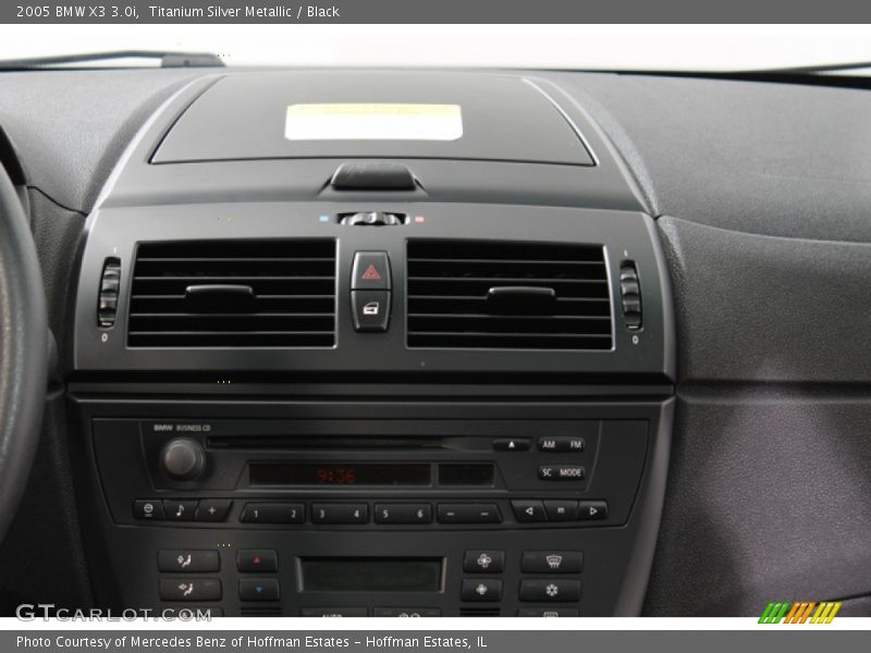 Titanium Silver Metallic / Black 2005 BMW X3 3.0i