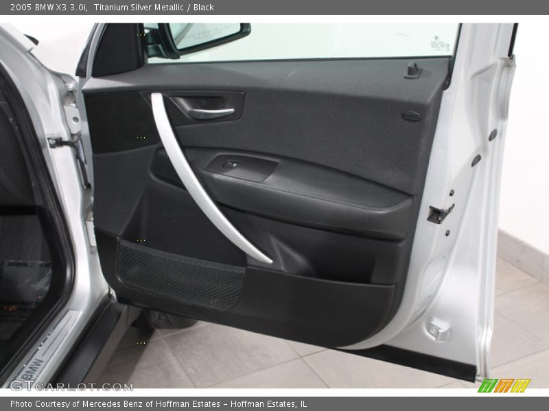 Titanium Silver Metallic / Black 2005 BMW X3 3.0i