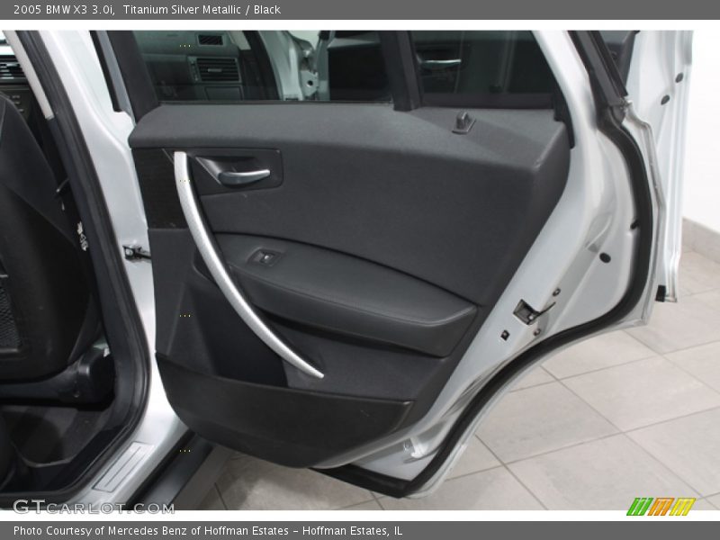 Titanium Silver Metallic / Black 2005 BMW X3 3.0i