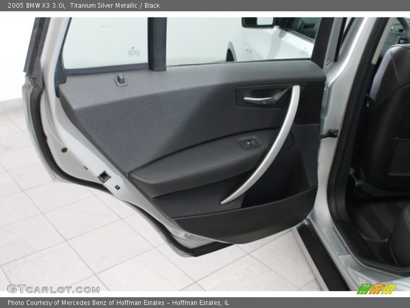 Titanium Silver Metallic / Black 2005 BMW X3 3.0i