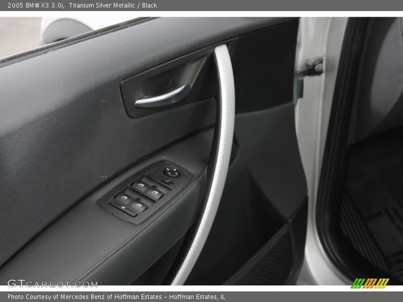 Titanium Silver Metallic / Black 2005 BMW X3 3.0i