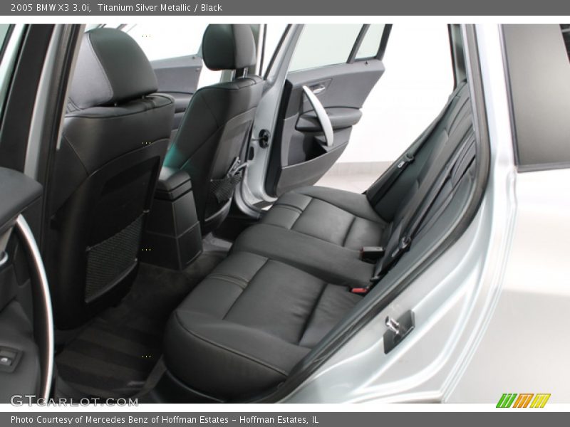 Titanium Silver Metallic / Black 2005 BMW X3 3.0i