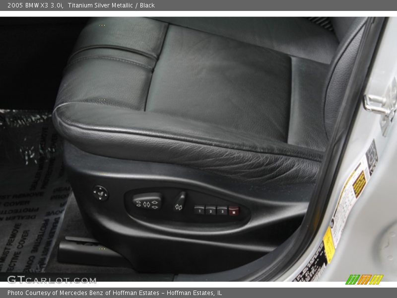 Titanium Silver Metallic / Black 2005 BMW X3 3.0i