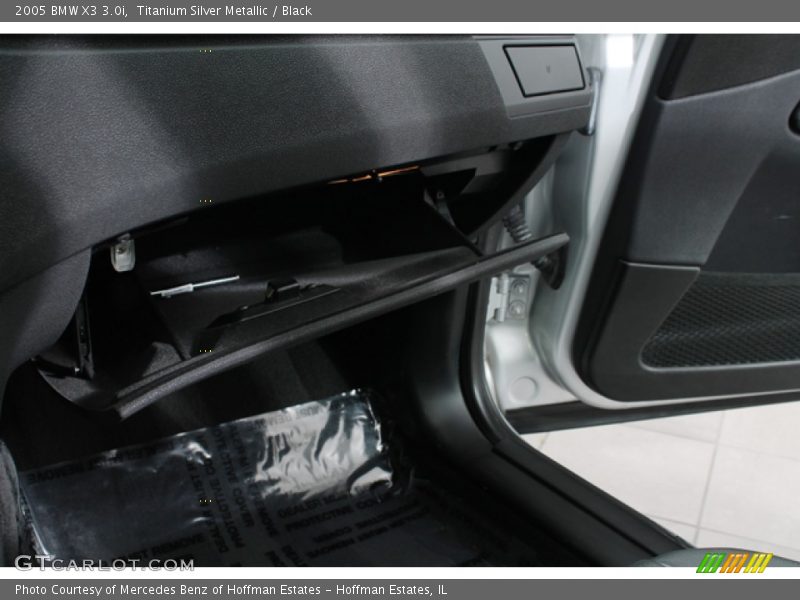 Titanium Silver Metallic / Black 2005 BMW X3 3.0i