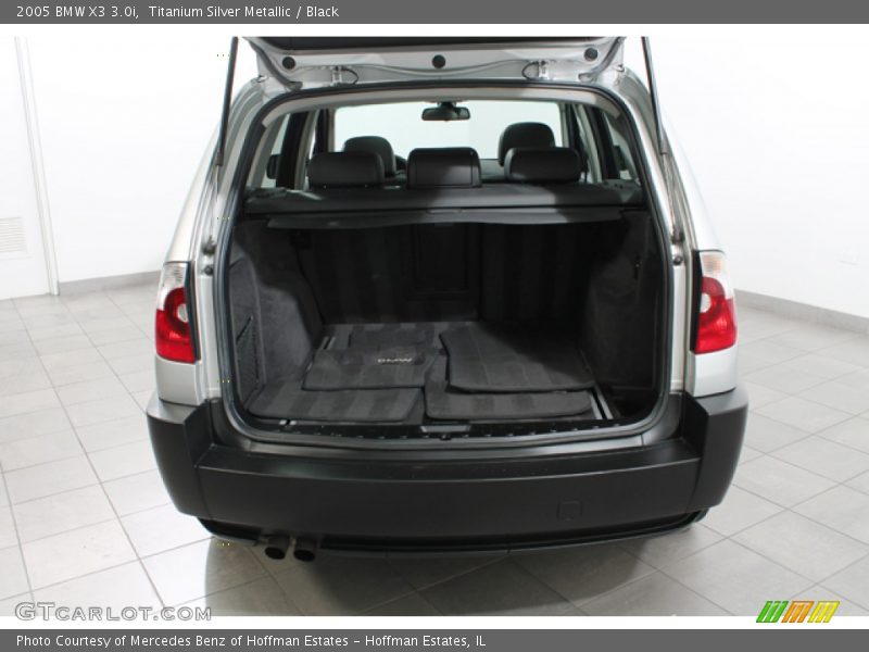 Titanium Silver Metallic / Black 2005 BMW X3 3.0i
