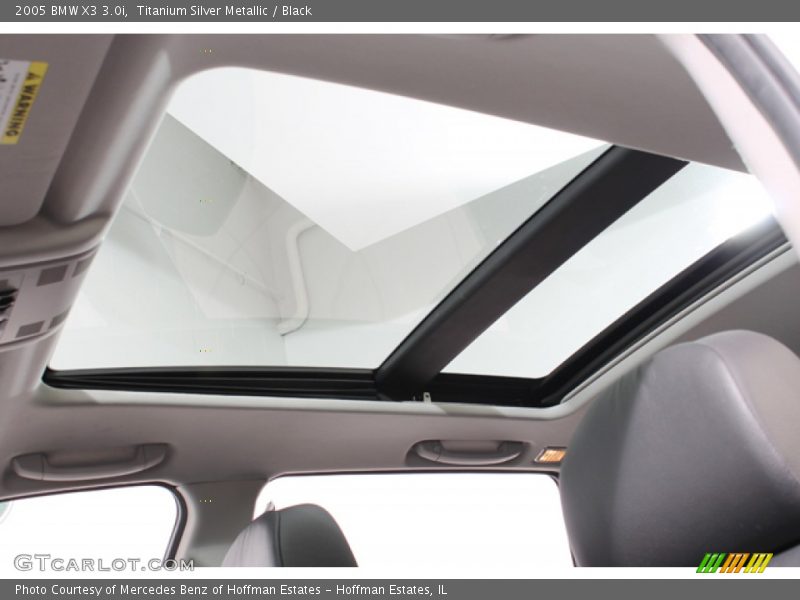 Titanium Silver Metallic / Black 2005 BMW X3 3.0i