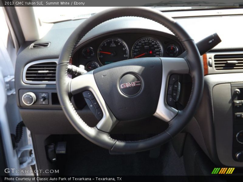 Summit White / Ebony 2013 GMC Yukon SLE
