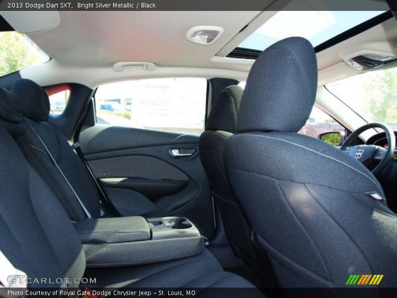 Bright Silver Metallic / Black 2013 Dodge Dart SXT