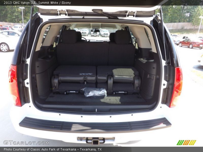 Summit White / Ebony 2013 GMC Yukon SLE