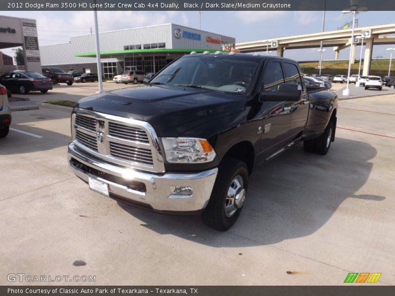 Black / Dark Slate/Medium Graystone 2012 Dodge Ram 3500 HD Lone Star Crew Cab 4x4 Dually
