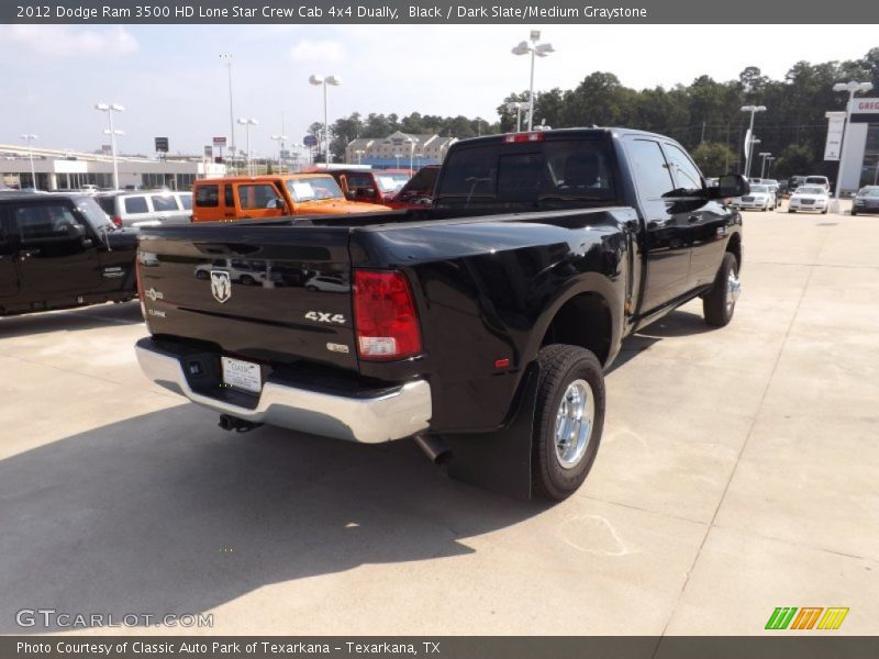 Black / Dark Slate/Medium Graystone 2012 Dodge Ram 3500 HD Lone Star Crew Cab 4x4 Dually