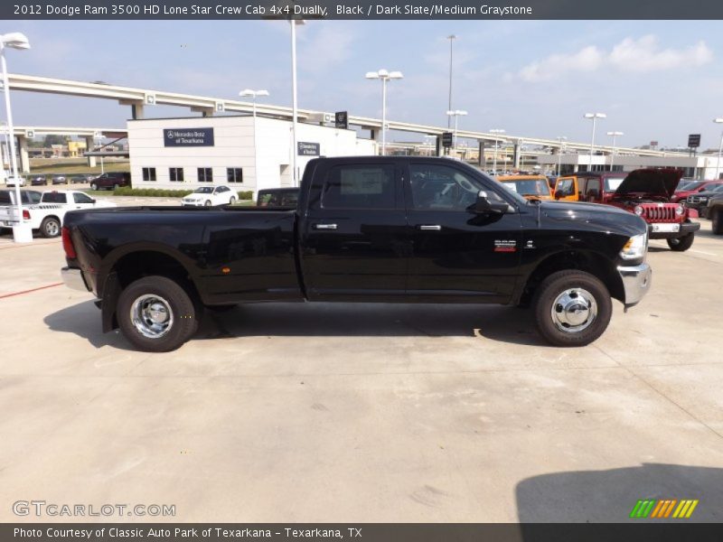 Black / Dark Slate/Medium Graystone 2012 Dodge Ram 3500 HD Lone Star Crew Cab 4x4 Dually