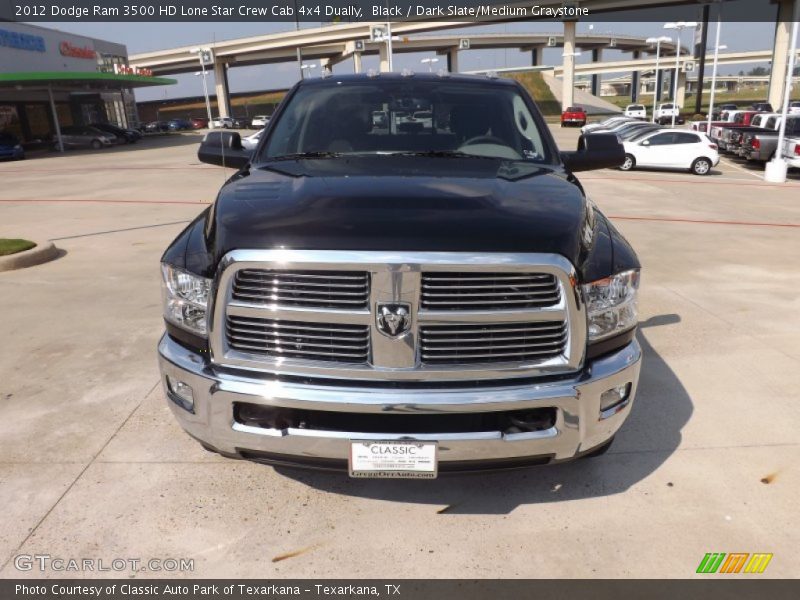 Black / Dark Slate/Medium Graystone 2012 Dodge Ram 3500 HD Lone Star Crew Cab 4x4 Dually