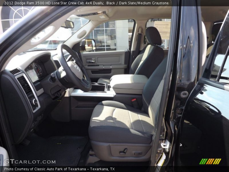 Black / Dark Slate/Medium Graystone 2012 Dodge Ram 3500 HD Lone Star Crew Cab 4x4 Dually