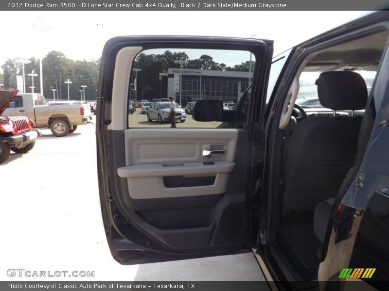 Black / Dark Slate/Medium Graystone 2012 Dodge Ram 3500 HD Lone Star Crew Cab 4x4 Dually