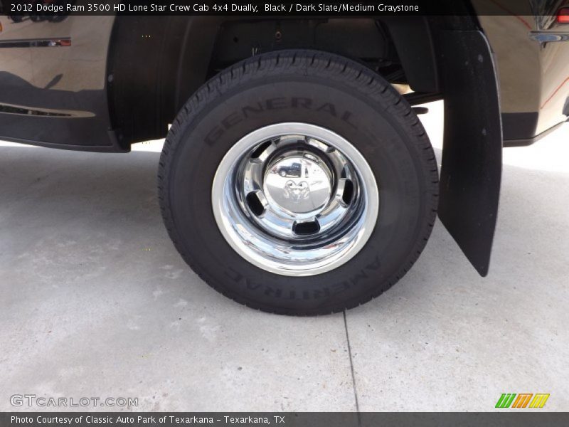 Black / Dark Slate/Medium Graystone 2012 Dodge Ram 3500 HD Lone Star Crew Cab 4x4 Dually