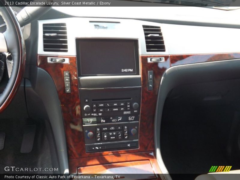 Silver Coast Metallic / Ebony 2013 Cadillac Escalade Luxury