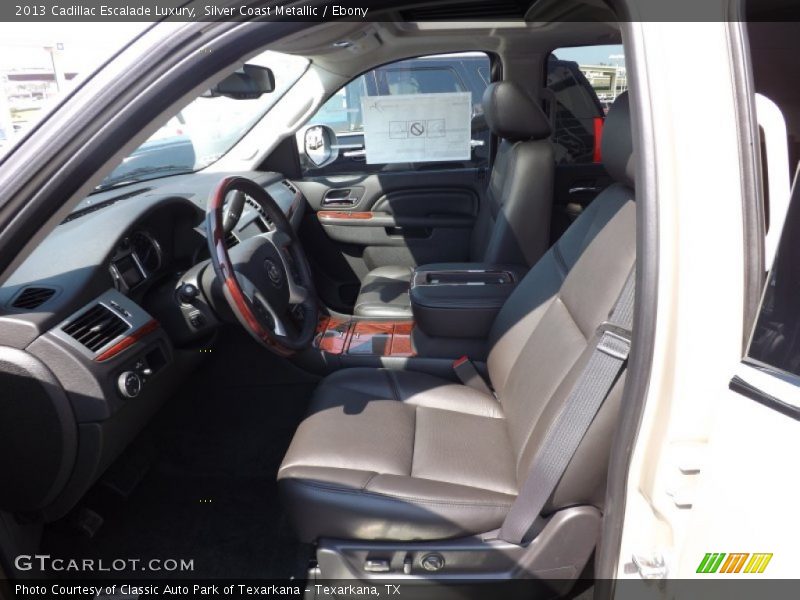 Silver Coast Metallic / Ebony 2013 Cadillac Escalade Luxury
