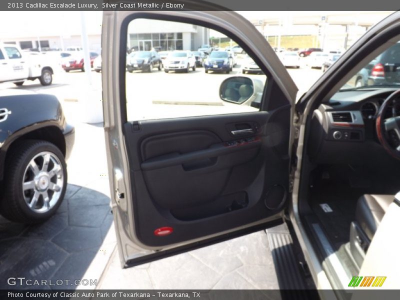 Silver Coast Metallic / Ebony 2013 Cadillac Escalade Luxury