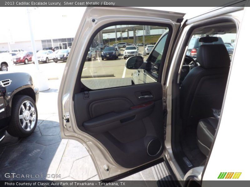 Silver Coast Metallic / Ebony 2013 Cadillac Escalade Luxury