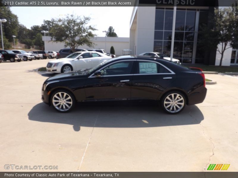 Black Raven / Jet Black/Jet Black Accents 2013 Cadillac ATS 2.5L Luxury