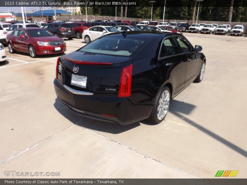 Black Raven / Jet Black/Jet Black Accents 2013 Cadillac ATS 2.5L Luxury