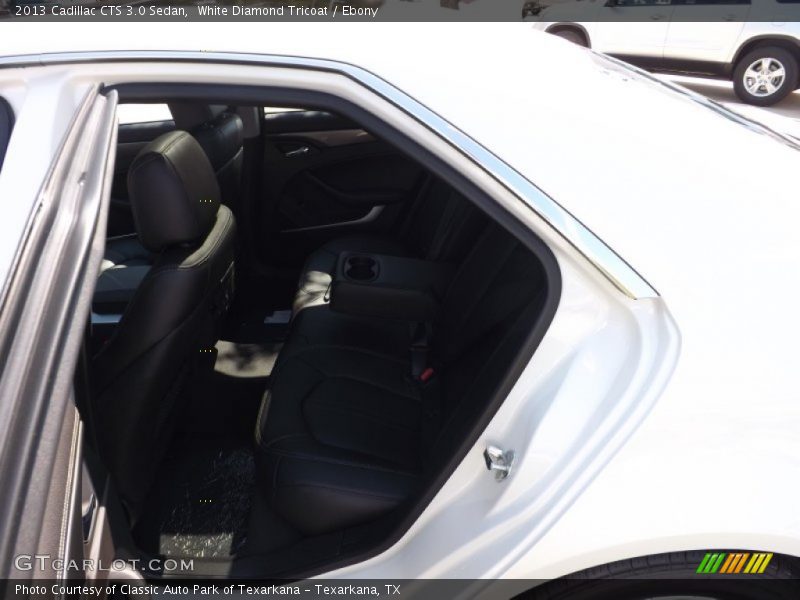 White Diamond Tricoat / Ebony 2013 Cadillac CTS 3.0 Sedan