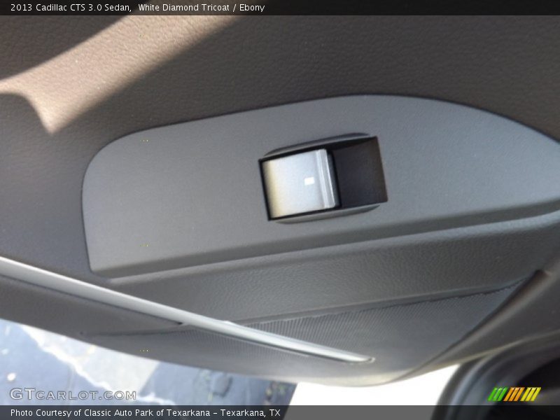 White Diamond Tricoat / Ebony 2013 Cadillac CTS 3.0 Sedan