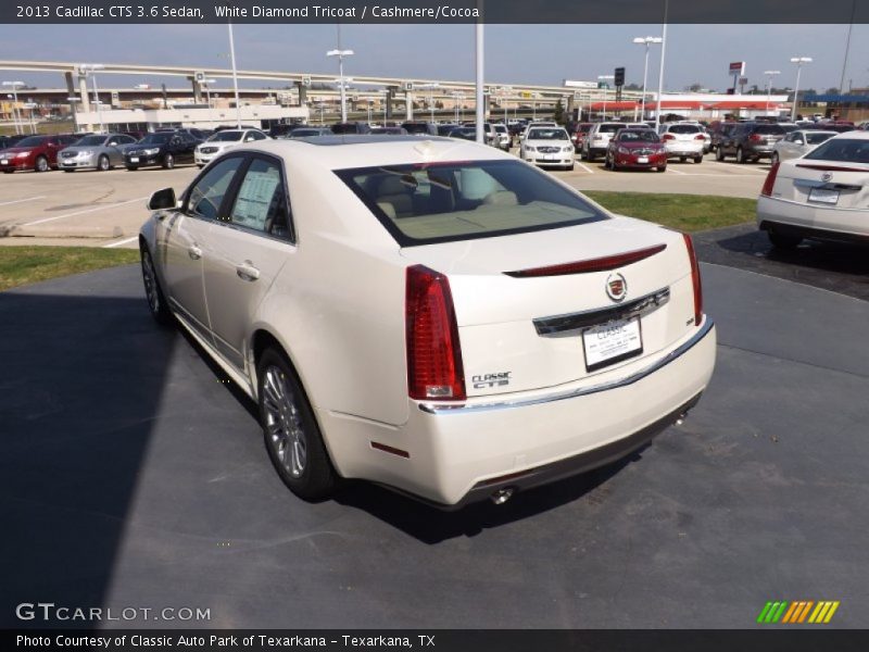 White Diamond Tricoat / Cashmere/Cocoa 2013 Cadillac CTS 3.6 Sedan