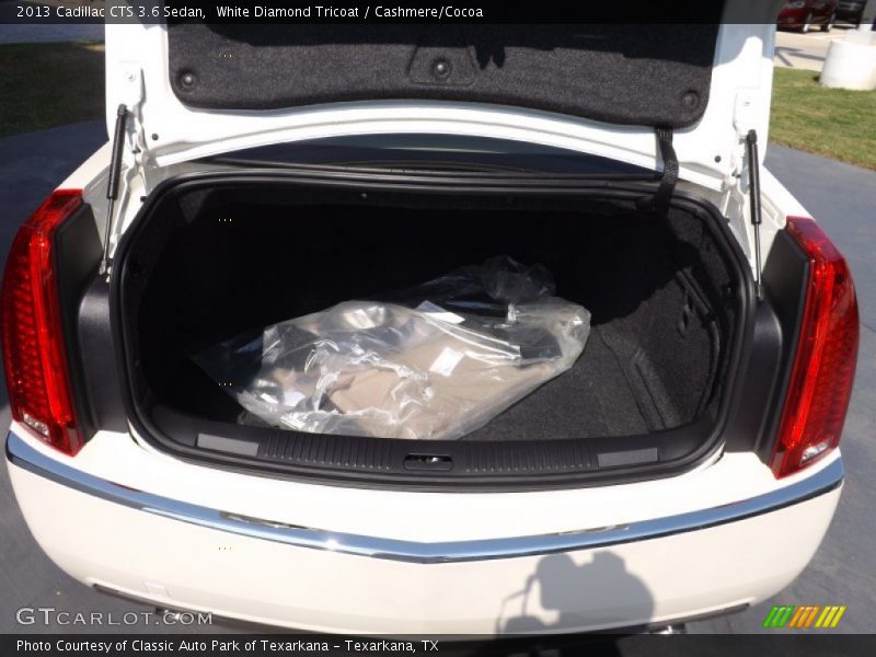 White Diamond Tricoat / Cashmere/Cocoa 2013 Cadillac CTS 3.6 Sedan