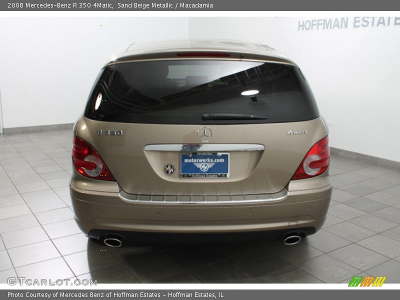 Sand Beige Metallic / Macadamia 2008 Mercedes-Benz R 350 4Matic