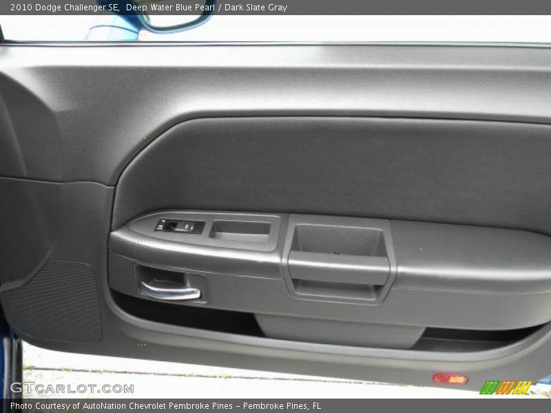 Deep Water Blue Pearl / Dark Slate Gray 2010 Dodge Challenger SE