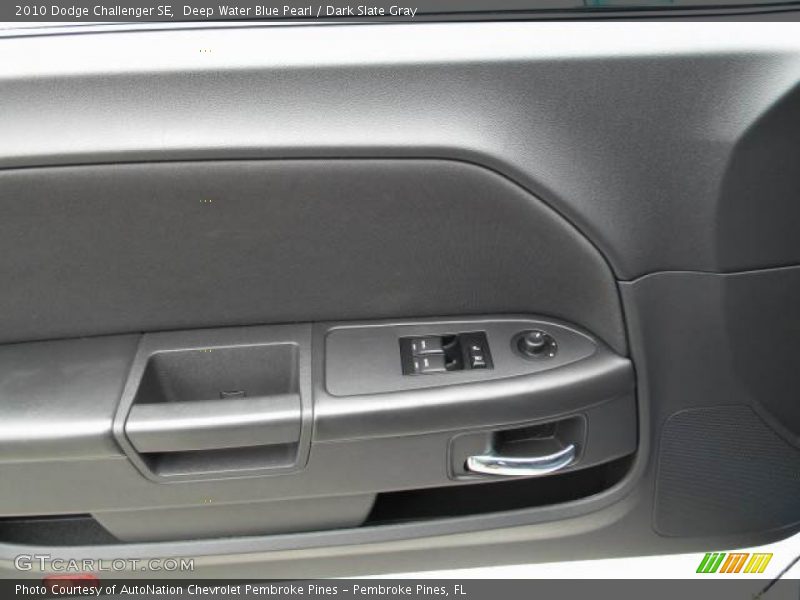 Deep Water Blue Pearl / Dark Slate Gray 2010 Dodge Challenger SE