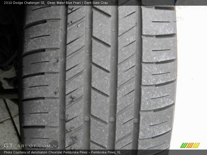 Deep Water Blue Pearl / Dark Slate Gray 2010 Dodge Challenger SE