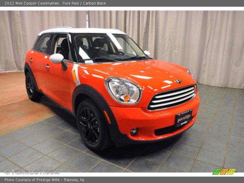 Pure Red / Carbon Black 2012 Mini Cooper Countryman