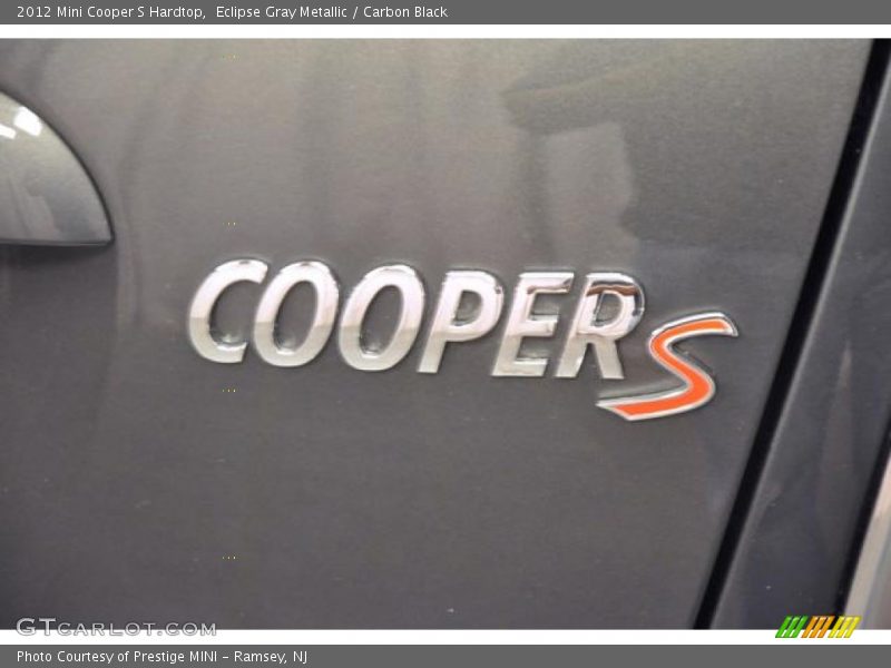 Eclipse Gray Metallic / Carbon Black 2012 Mini Cooper S Hardtop